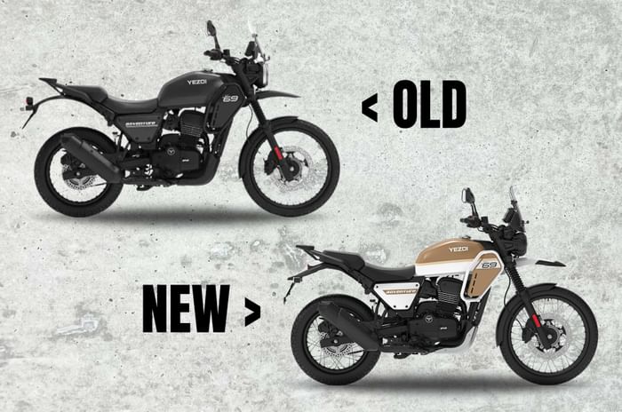 Yezdi Adventure old vs new: refreshed design and more features